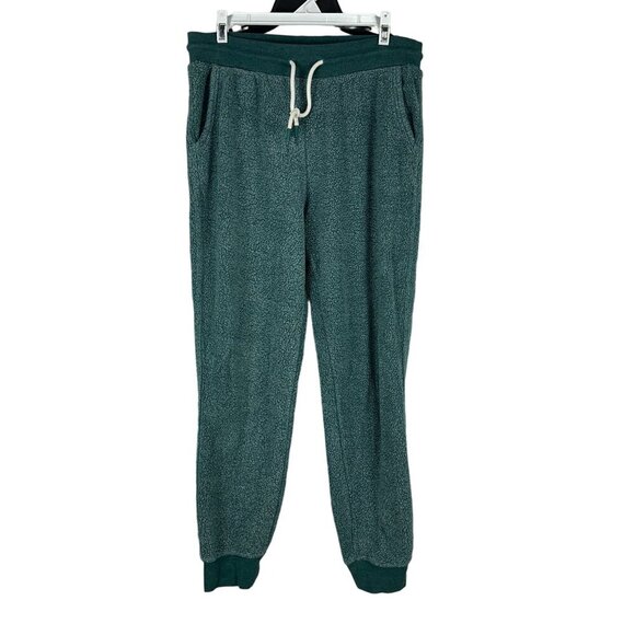 Members Mark Women's Reverse Fleece Jogger Pants Size L Green - Picture 1 of 6